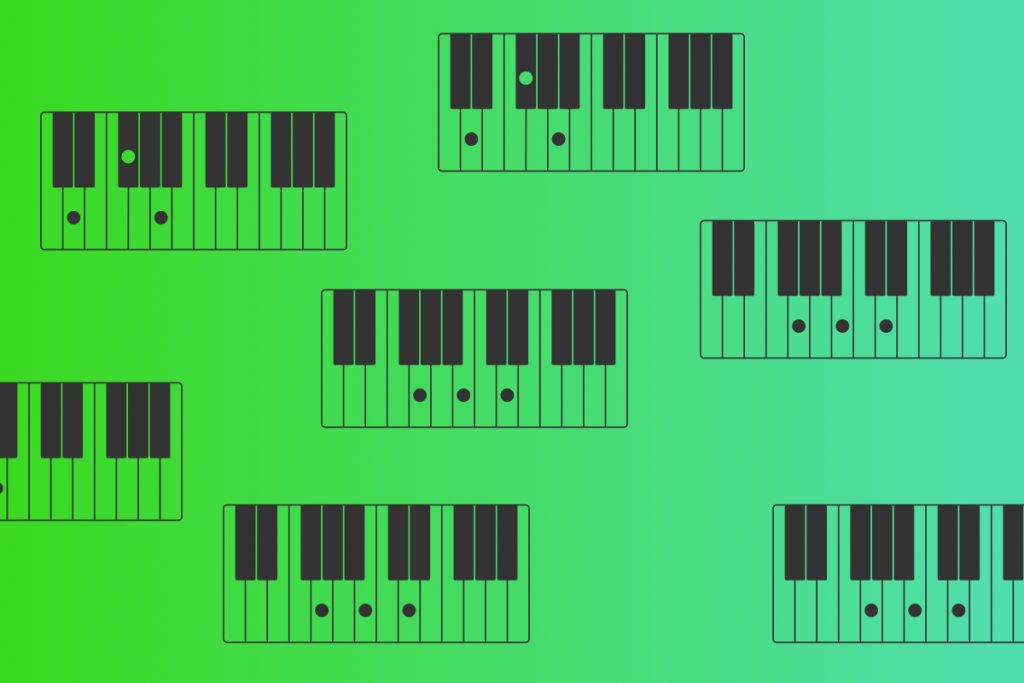 read chord diagrams piano