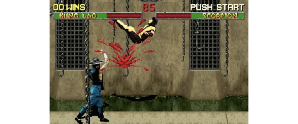 Mortal Kombat chords piano arcade game