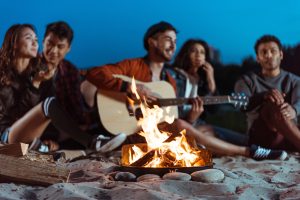 Shine around the campfire with these tracks in D major