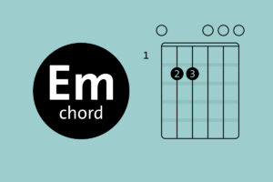 How to play an Em chord in three simple steps